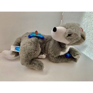 Salesforce Blaze Wolf Plush Mascot 12” Red Bird Butterfly Stuffed Animal‎ W/ Tag
